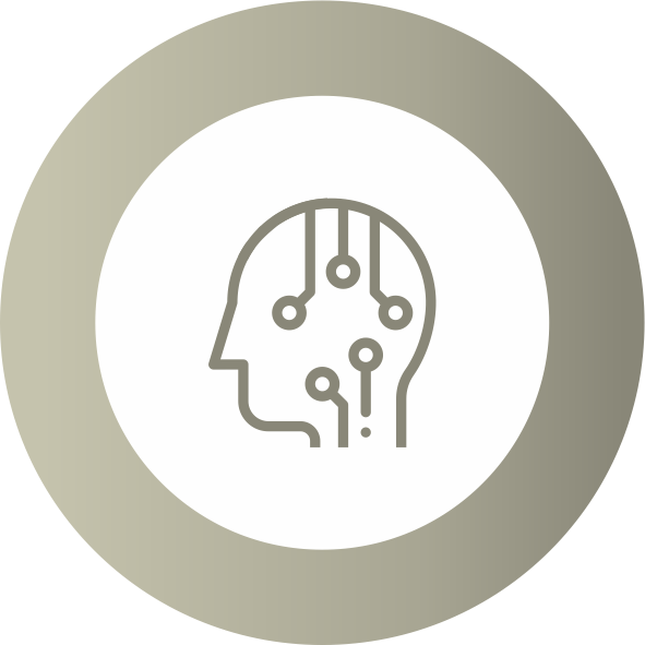IoT, AI, Machine Learning Icon